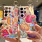 2PCS(Pink-Flower & Pink-Love)